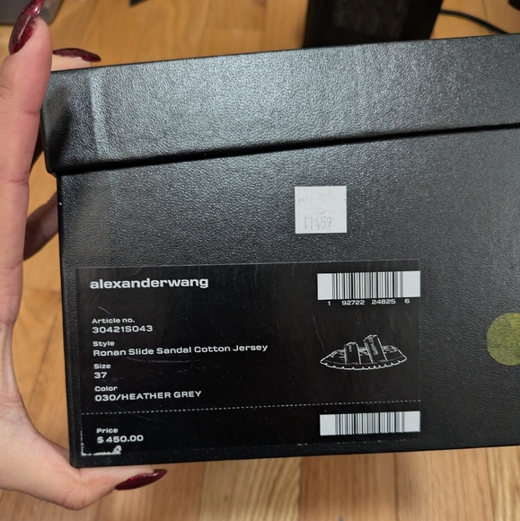 NEW ALEXANDER WANG RONAN SLIDE SANDALS - Picture 6 of 10